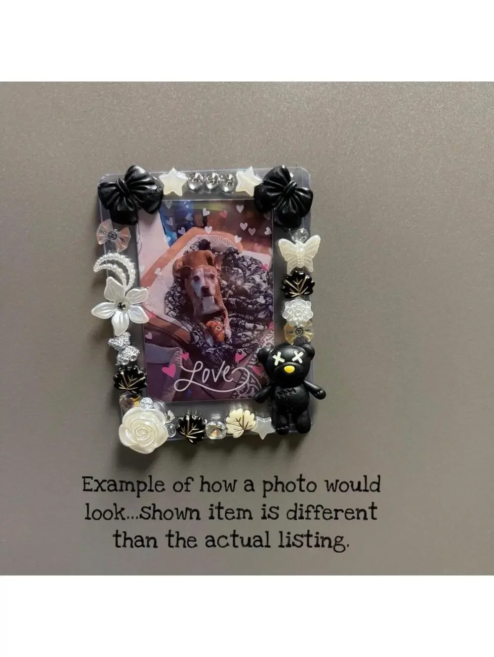 Photo Magnet Handmade Decoden Duffy Bear Stella Rainbow Junk Case Holder Teddy